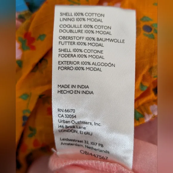 Anthropologie Tiered & True floral maxi prairie dress SP - Picture 11 of 11